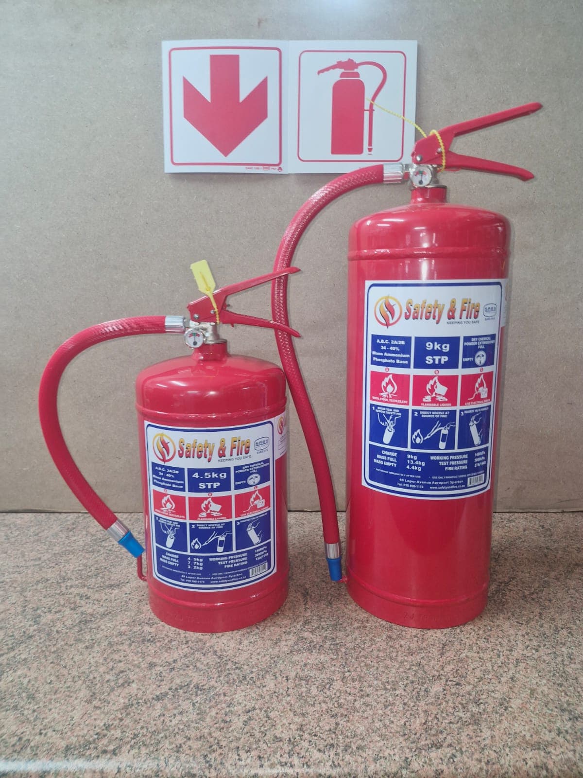 4.5kg & 9kg DCP Extinguishers